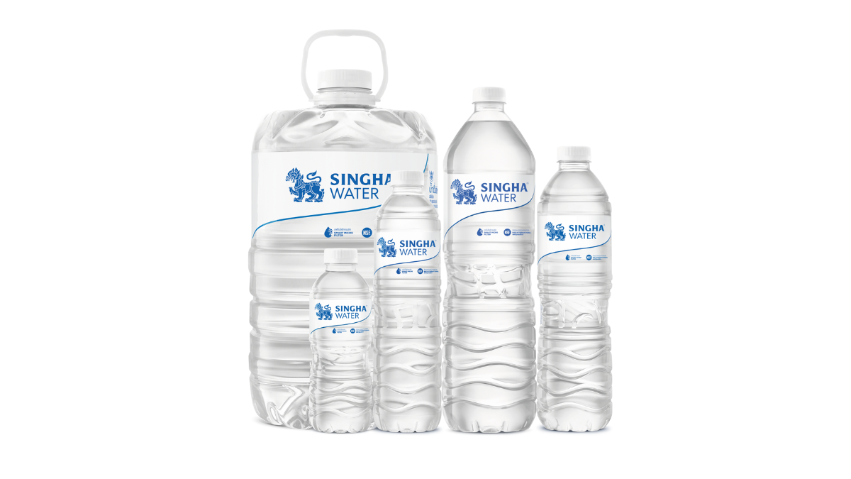 SINGHA WATER NEW LABEL